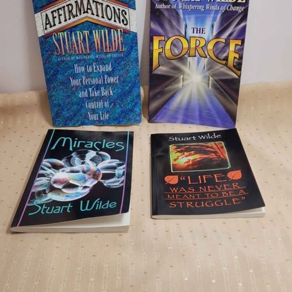 Stuart Wilde Paperback metaphysical Book Lot (4 Books) - Excellent Condition!